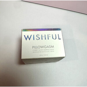 Huda Beauty Wishful PILLOWGASM Cherry Glow Sleeping Mask 1.94 oz NIB